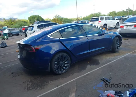 2018 Tesla Model 3 Long Range/Mid Range from USA, damaged, VIN 5YJ3E1EA1JF004308